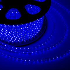 фото Лента уличная LED герметичная в силиконовой оболочке 220В 13х8мм IP65 SMd5050 60 диодов/метр cиний (бухта 50м) (142-103)