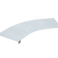 фото Крышка на угол 45 градусов основание 400мм R=660мм горячеоцинкованная (UKC604HDZ)