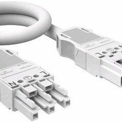 фото Кабель соединительный штекер-гнездо WINSTA MIDI длина 5 м (H05VV-F 3х2,5 мм2, L-PE-N, белый) (VL-WIN 3P2.5 5W)