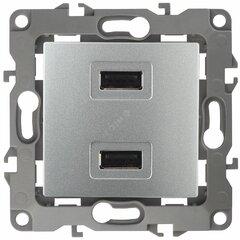 фото Устройство зарядное USB, 5В-2100мА, Эра12, алюминий, 12-4110-03 (Б0027493)