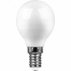 фото Лампа светодиодная LED 13вт Е14 теплый матовый шар (SBG4513)