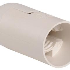 фото Патрон подвесной Е14 пластик белый индивидуальный пакет (EPP20-02-02-K01)