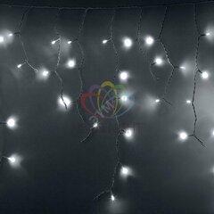фото Гирлянда профессиональная Айсикл (бахрома) светодиодный 4.8х0.6м белый провод 220В белый (255-137)