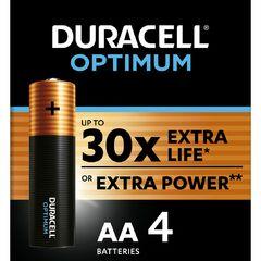 фото Элемент питания АА алкалиновые 1,5v 4 шт. LR6-4BL 5014061 Optimum Duracell (Б0056020)