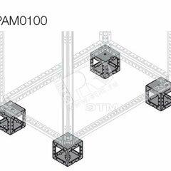 фото Угловой элемент цоколя H=100мм (4 шт) (1STQ007048A0000)