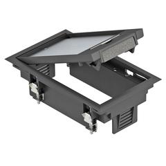 фото Лючок GES2U (универсальный) 3xModul45 (полиамид,серый) (GES2 U 7011)