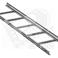 фото Лоток лестничный прямой НЛ20-П1.87 УТ1.5 оцинкованный (90010203)