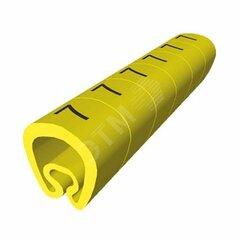 фото Маркировка надрезанная жёлтый 8 Пластичный ПВХ    (100шт) (1812-D)