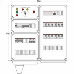 фото Щит управления электрообогревом DEVIBOX HR 12x4400 D850 (в комплекте с терморегулятором) (DBR032)