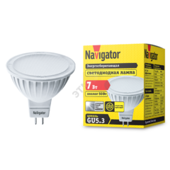 фото Лампа светодиодная LED 7вт 230в GU5.3 белая (94245 NLL-MR16)