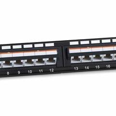 фото Патч-панель PLAN-24-Cat.5e-Dual IDC 19' (1U), 24 порта RJ-45, категория 5e, Dual IDC, угол портов 45 градусов (PLAN-24-Cat.5e-Dual IDC)