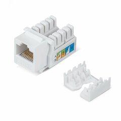 фото Вставка Keystone Jack RJ-45, категория 6, заделка тип 110, белая (KJ-RJ45-Cat.6-90)