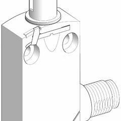 фото Выключатель концевой ролик-плунжер (XCMD2102M12)