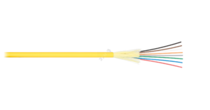 фото Кабель волоконно-оптический, 8 волокон, SM 9/125 OS2, внутр, распред, LSZH, желтый (NKL-F-008S2I-00C-YL)