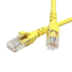 фото Патч-корд неэкранированный CAT6 U/UTP 4х2 LSZH желтый 7м