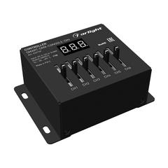 фото Контроллер SMART-DMX-CONSOLE-DIN (5-12V, 6CH, XLR3) (Arlight, IP20 Металл, 5 лет) (033759)