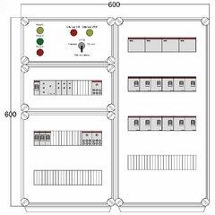 фото Щит управления электрообогревом DEVIbox HS 12x2700 D316 (в комплекте с терморегулятором и датчиком температуры) (DBS092)