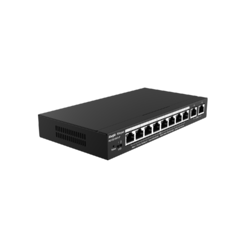 фото Коммутатор управляемый 10 портов 10/100/1000 Мб/с 8xPoE+, 20 Гб/с RG-ES210GC-LP (RG-ES210GC-LP)