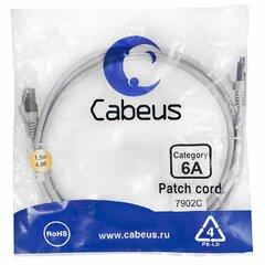 фото Патч-корд PC-SSTP-RJ45-Cat.6a-1.5m-LSZH S/FTP, категория 6а (10G), 2xRJ45/8p8c, экранированный, серый, LSZH, 1.5м (PC-SSTP-RJ45-Cat.6a-1.5m-LSZH)