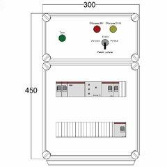 фото Щит управления электрообогревом DEVIbox HS 2x2700 D316 (в комплекте с терморегулятором и датчиком температуры) (DBS086)