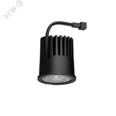 фото Светильник светодиодный ДВО-5Вт IP20 550Лм 3000К FLEX 50 черный 40 град. (V1-R0-00435-10L45-2000530)