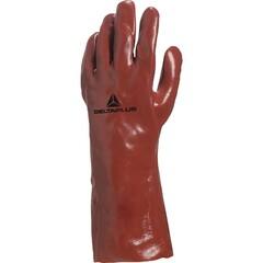 фото Перчатки PVC7335 с ПВХ покрытием, красного цвета, размер 10 (PVC733510)