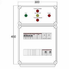 фото Щит управления электрообогревом DEVIBOX FHR 1x1700 D330 (в комплекте с терморегулятором и датчиком температуры) (DBFR01)