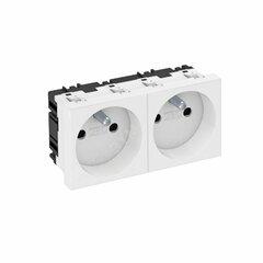 фото Розетка двойная 0° французский стандарт 250 В 16A (оранжевый) (STD-F0 ROR2)