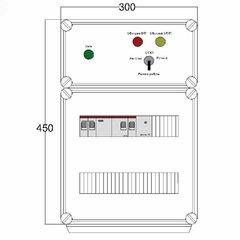 фото Щит управления электрообогревом DEVIBOX HR 1x4400 D330 (в комплекте с терморегулятором и датчиком температуры) (DBR133)