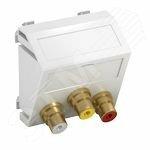 фото Мультимедийная рамка Audio-Video Modul45 (белый) (MTS-12R L RW1)