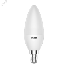 фото Лампа светодиодная LED 6 Вт 420 Лм 3000К теплая Е14 Свеча Elementary Gauss (33116)