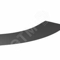 фото Крышка на угол горизонтальный 45 градусов основание 400 R=600мм горячеоцинкованная (LK0460HDZ)