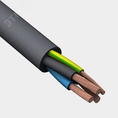 фото Кабель силовой КГтп-ХЛ 3х16+1х6-0.660 ТРТС