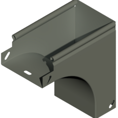 фото Угол вертикальный внешний 150х100-90 S=1.0мм оцинкованный (STGO.1510.910)