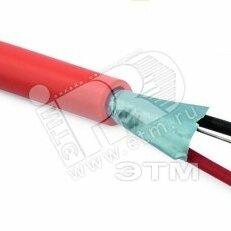 фото Монтажный кабель с электростатической экранировкой для пожарной сигнализации, 1x2x0.8, F/UTP, однопроволочные жилы (solid), для внутренней прокладки (-5 °C - +50 °C), PVC, красный (47843)