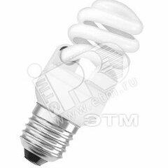 фото Лампа энергосберегающая КЛЛ 12/840 E27 D41х102 миниспираль Osram (916135)