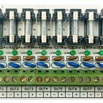 фото Модуль расширения для блока питания на 8 выходов с индивидуальными предохранителями (ST-PS108FB)