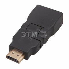 фото Переходник штекер HDMI - гнездо HDMI, поворотный (etm17-6813)