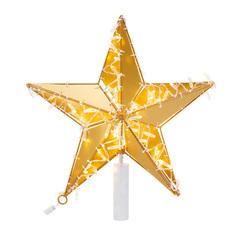 фото Светодиодная фигура Звезда 50 см, 80 светодиодов, с трубой и подвесом, цвет свечения теплый белый (514-271)