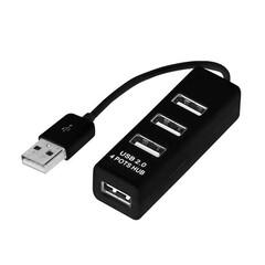 фото Разветвитель USB на 4 порта черный (etm18-4103)