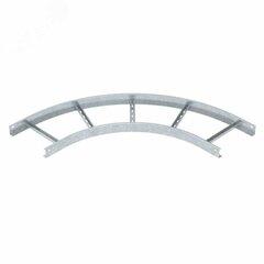 фото Угловая секция 90° лестничного лотка 60х300 мм R=500 мм (LB 90 630 R5 FT)