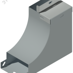 фото Угол внутренний боковой левый 300х100 отвод 300х100 S=1,0мм оцинк. (STVSML.3010.3010.10)