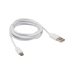 фото Кабель USB-micro USB, PVC, white, 1,8m (etm18-1164)