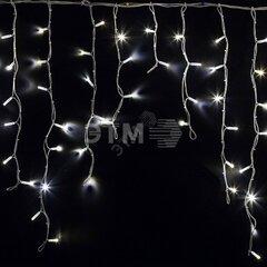 фото Гирлянда профессиональная Айсикл (бахрома) светодиодный, 5,6 х 0,9 м, белый провод КАУЧУК, 230 В, диоды белые, 240 LED NEON-NIGHT (255-285)