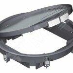 фото Лючок GESR9U (универсальный) 12xModul45 (полиамид,черный) (GESR9 10U 9011)