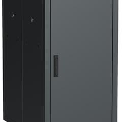 фото Шкаф сетевой 19дюйм LINEA N 18U 600х1000 мм металлическая передняя дверь черный (LN05-18U61-M)