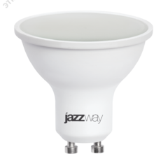 фото Лампа светодиодная LED 8Вт GU10 3000K диммируемя  Jazzway (5035898)