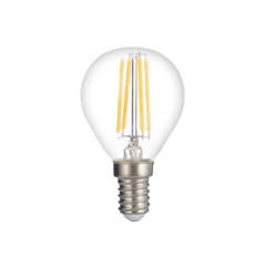 фото Лампа светодиодная декоративная LED 8w E14 4000K  ша р прозрачный филамент 230/50 Jazzway (5021396)
