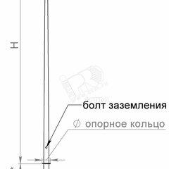 фото Молниеотвод встраиваемый H=4м под ОГК (В00002599)