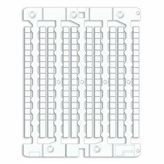 фото Маркировка для клемм, жесткая, 5х5мм. Период 5мм. Белая (NUWG0505)